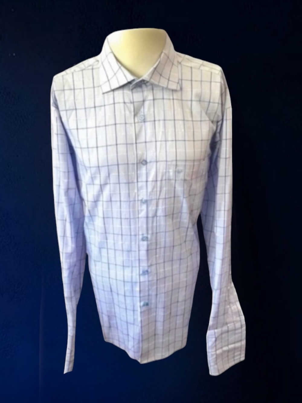 New! GIORGIO ARMANI Mens French Cuff Shirt Size 18 3XL
